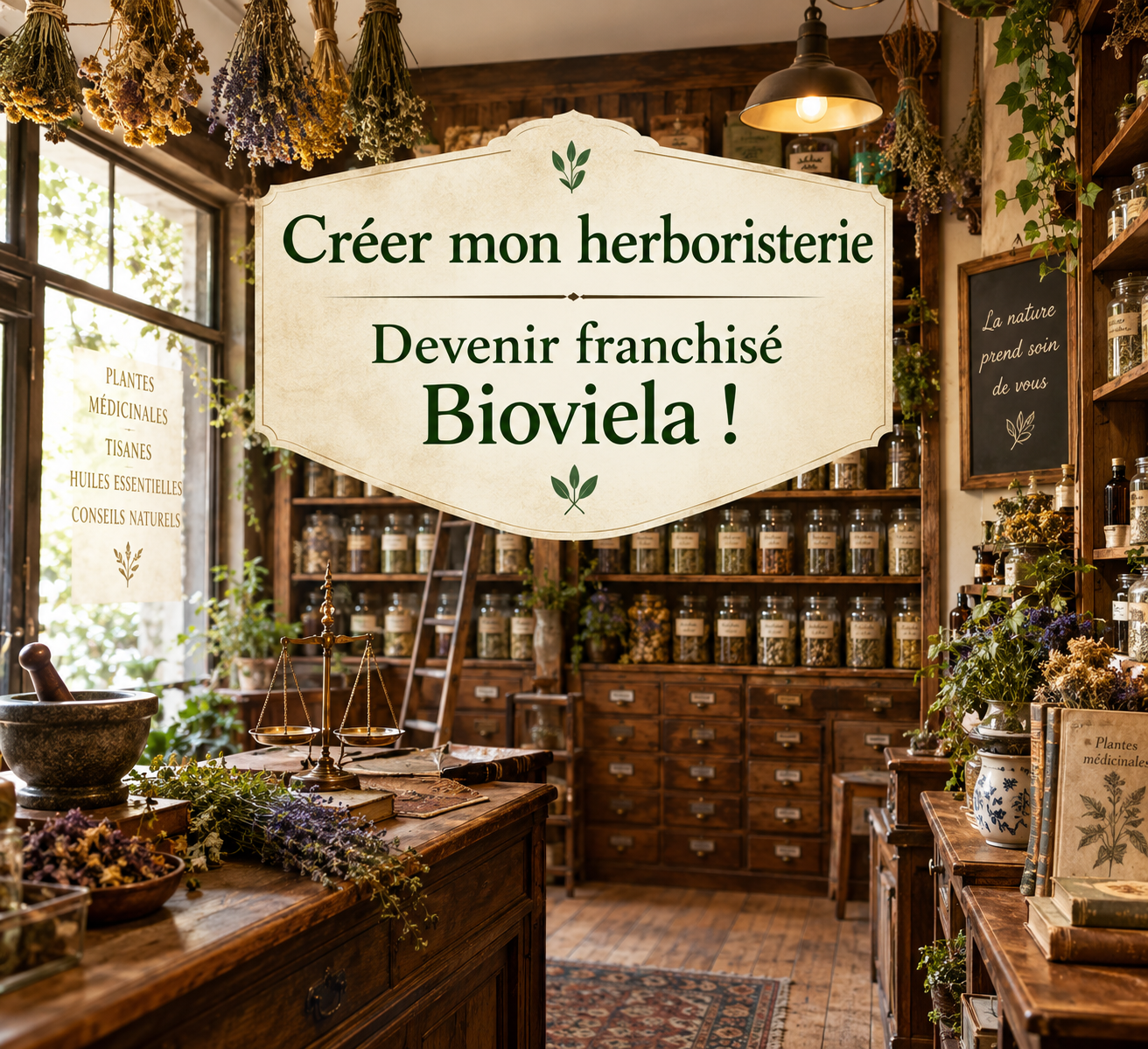 creer mon herboristerie bioviela