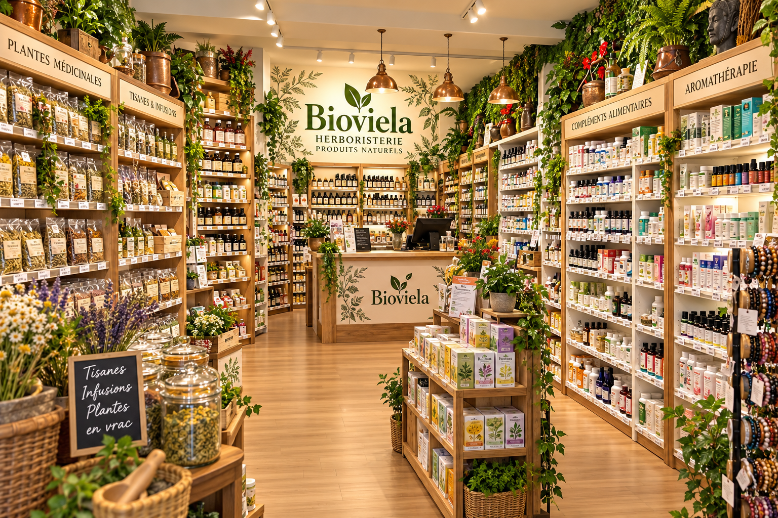 herboristerie bioviela ecrin botanique chaleureux