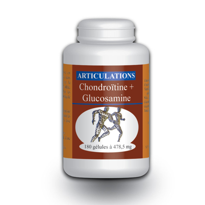 Chondroïtine Glucosamine - 180 gelules