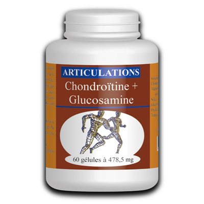 Chondroïtine Glucosamine - 60 gelules