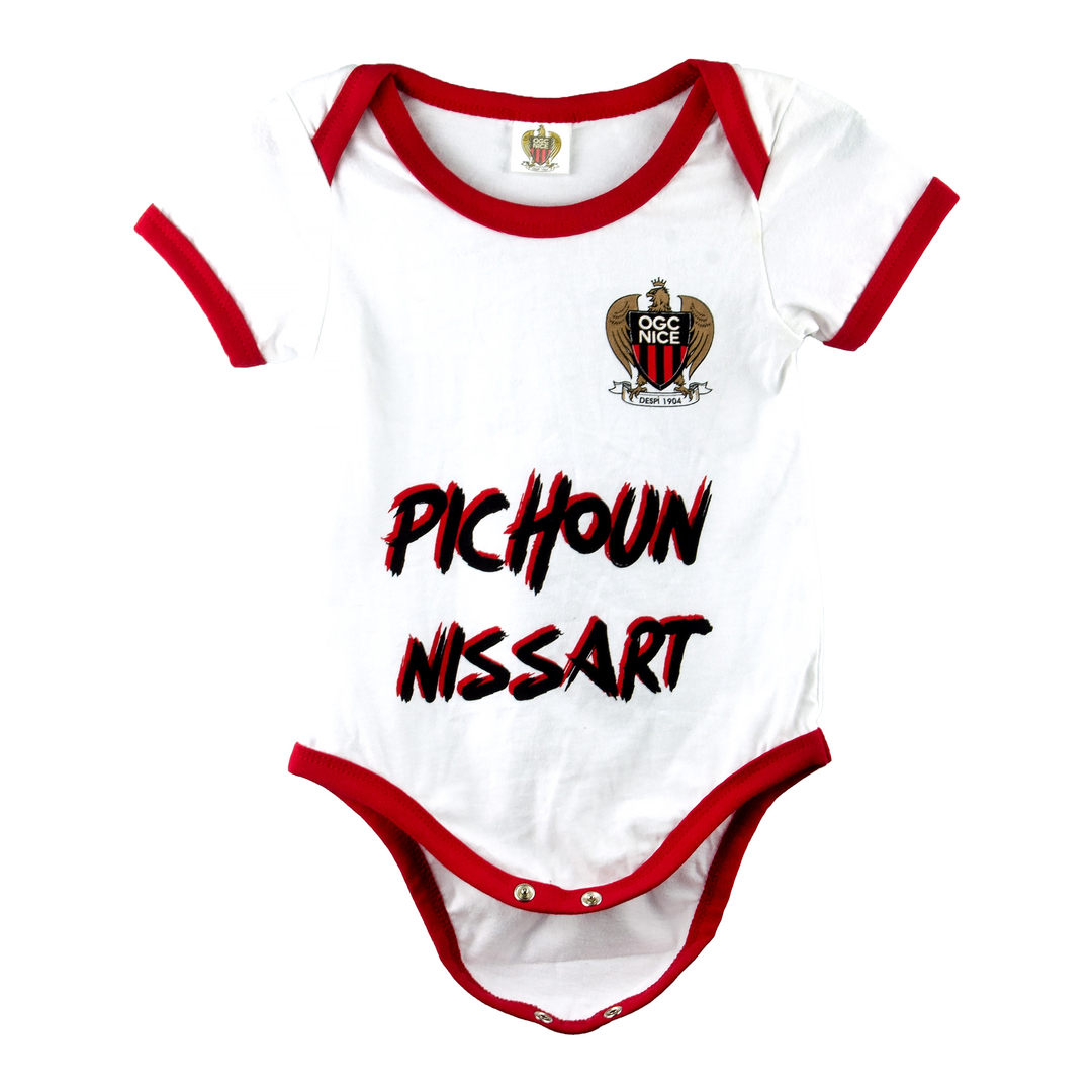 Body Ogc Nice Blanc Accessoires Bebe Boutique Officielle De L Ogc Nice