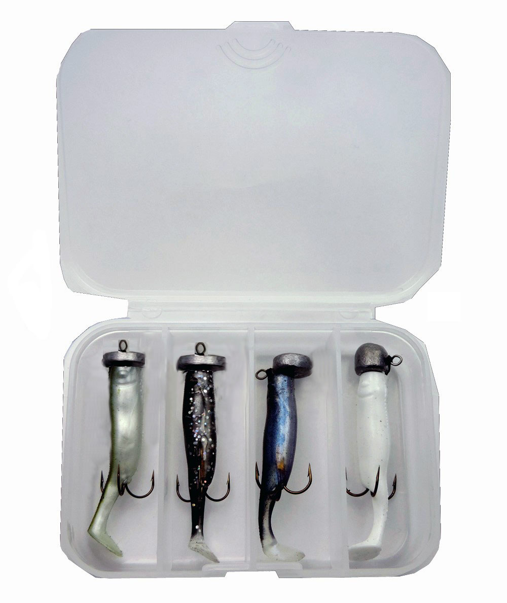 Kit Carnassiers Cannelles Leurre Souple + Plomb