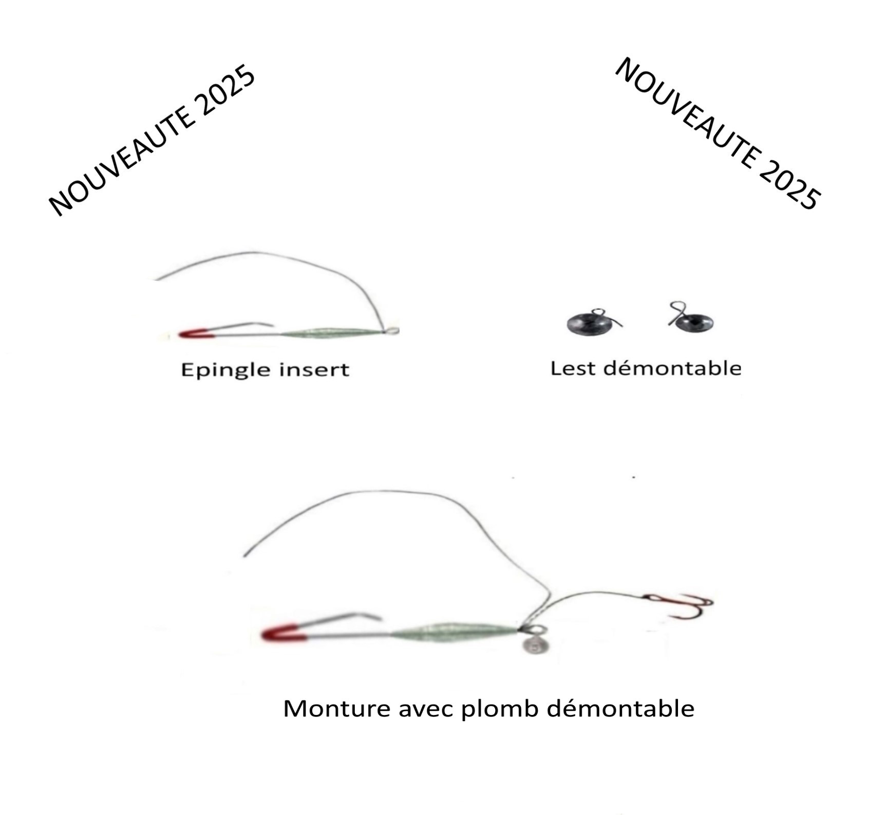 monture carnassier ploimb démontable -
