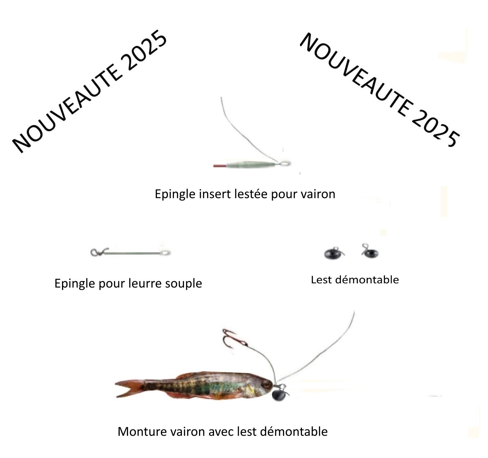 monture à plomb démontable