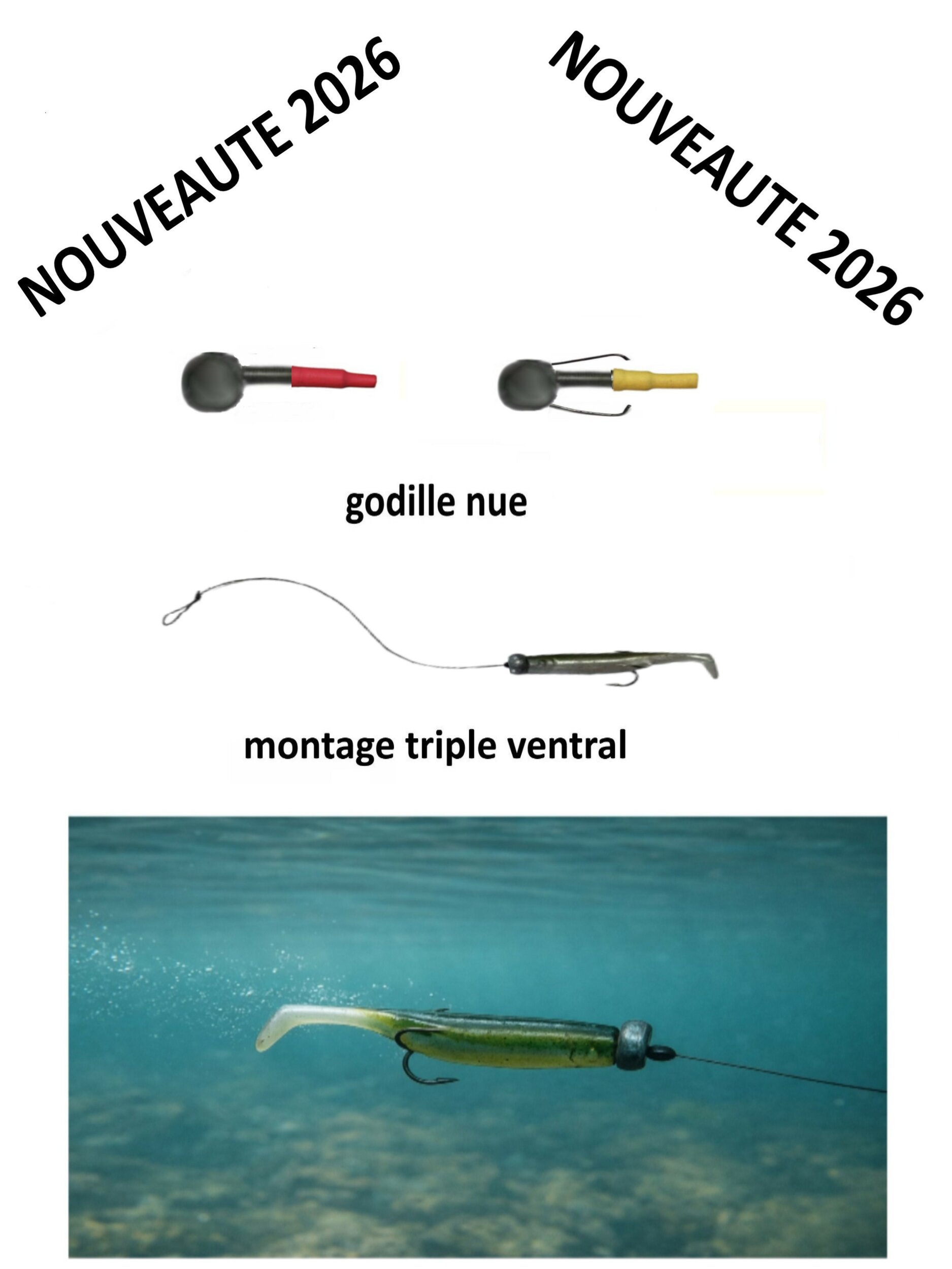godille foot à tressort triple ventral
