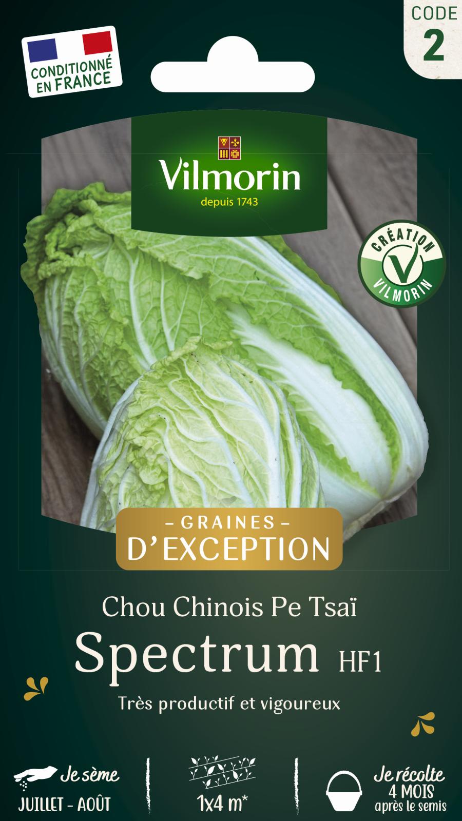 Chou Chinois Spectrum - Graines d\'Exception - 0.6gr