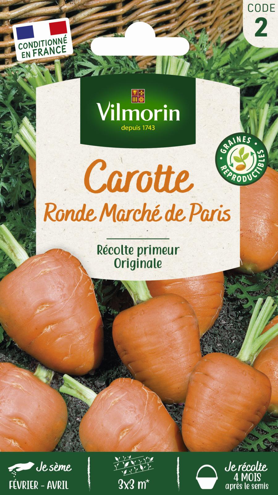 Carotte Ronde Marché de Paris - 2gr
