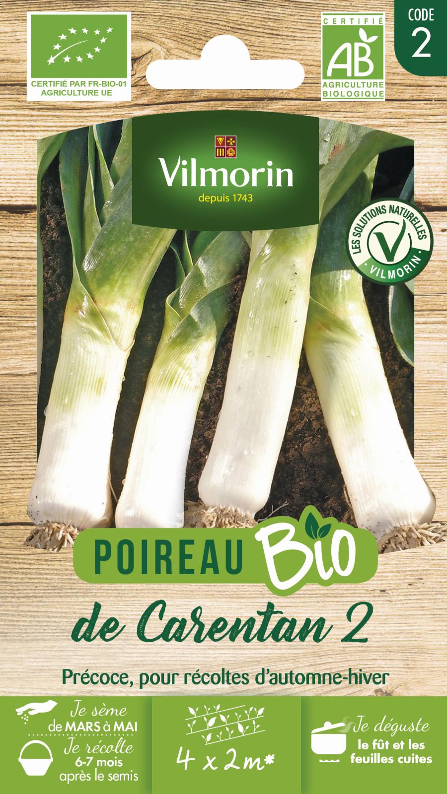 Poireau de Carentan 2 - BIO - 3gr