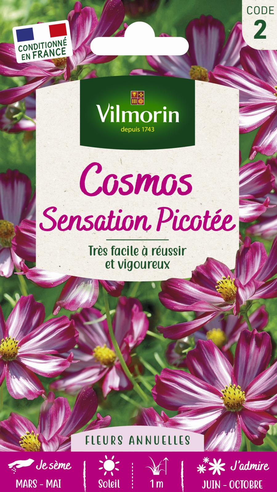 Cosmos Picotée - 1.5gr