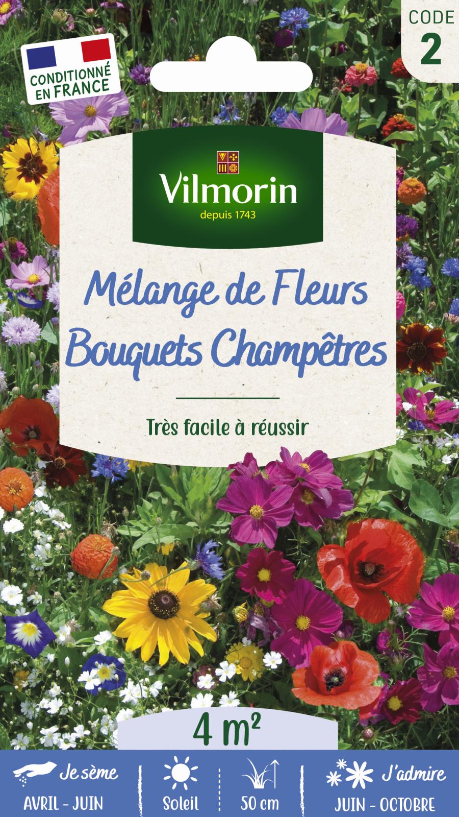 Bouquets Champêtres - Mélange de fleurs - 5gr