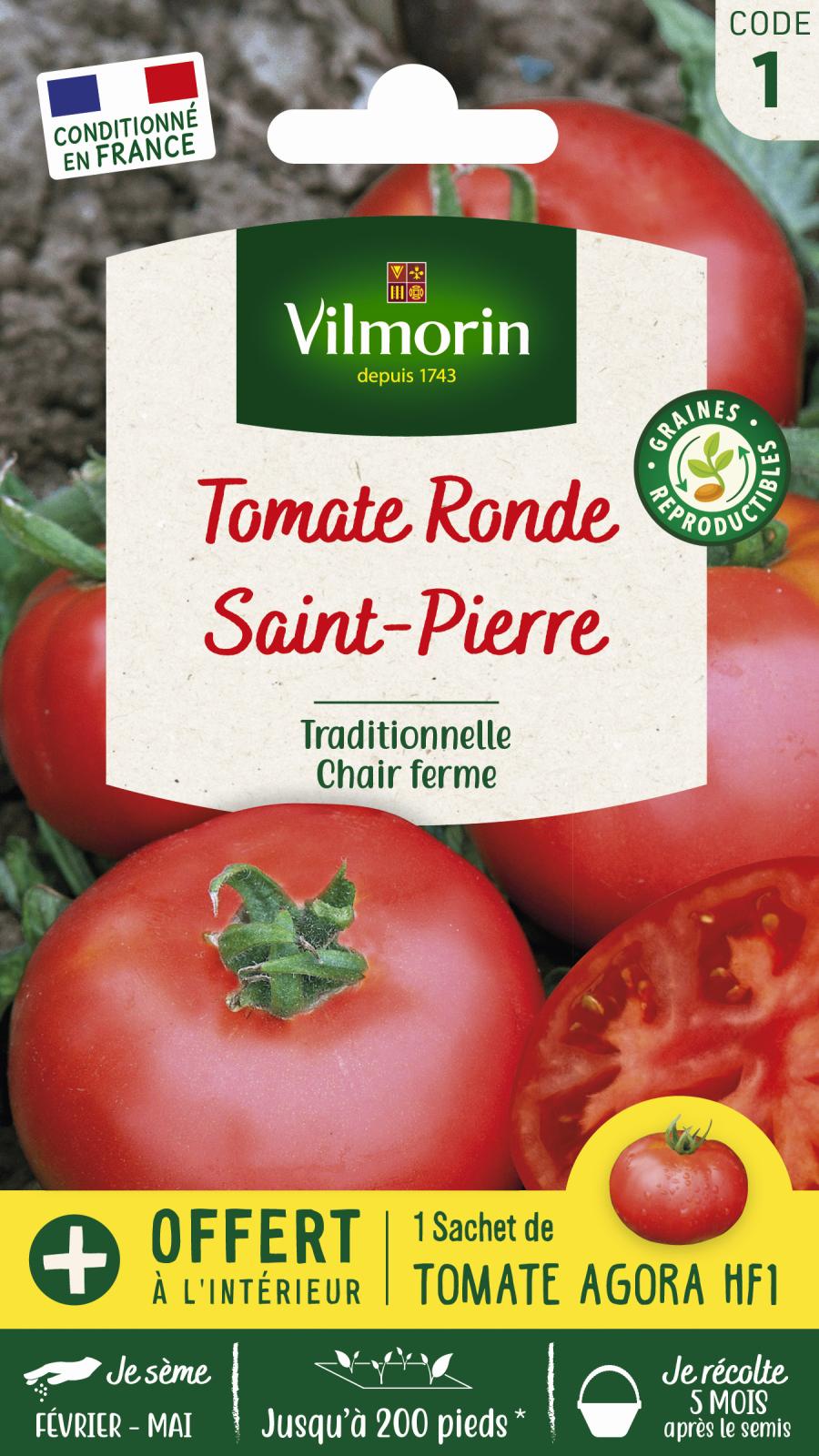 Tomate Saint-Pierre - 1.5gr + Échantillon Agora Offert