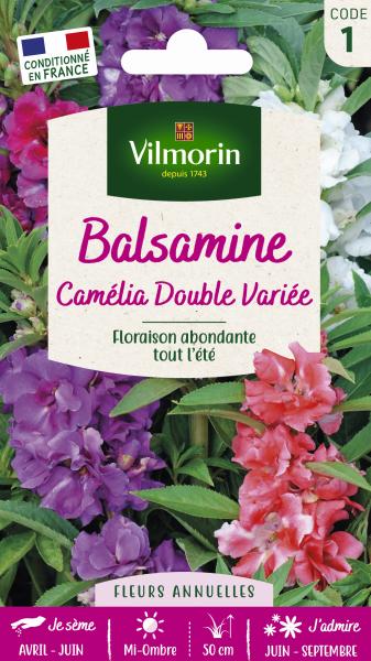Balsamine Camélia Double Variée - 1.5gr