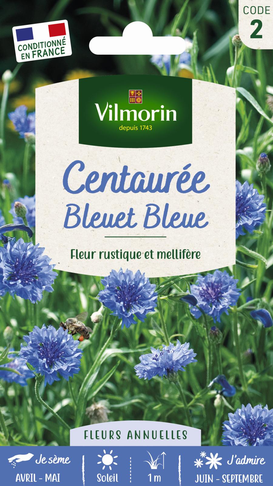 Centaurée Bleuet Bleue - 2gr