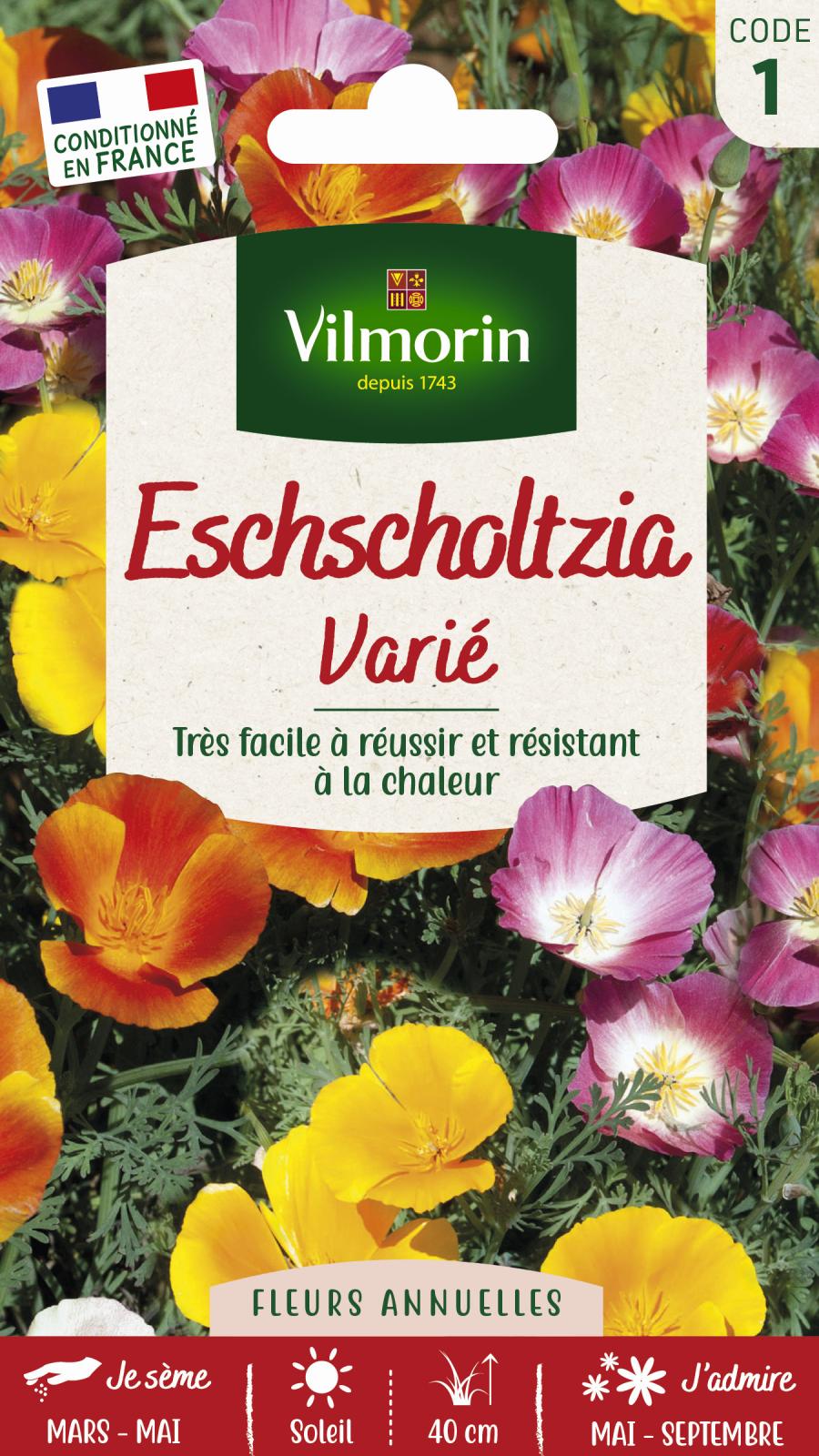 Eschscholtzia de Californie Varié - 1.5gr