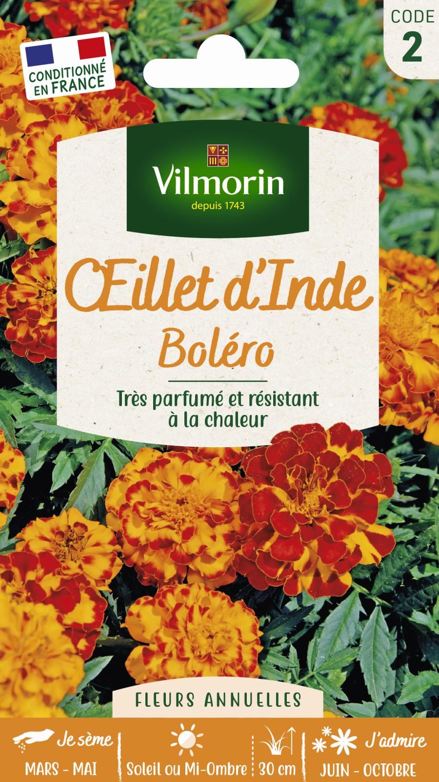 Œillet d\'Inde Boléro - 1gr