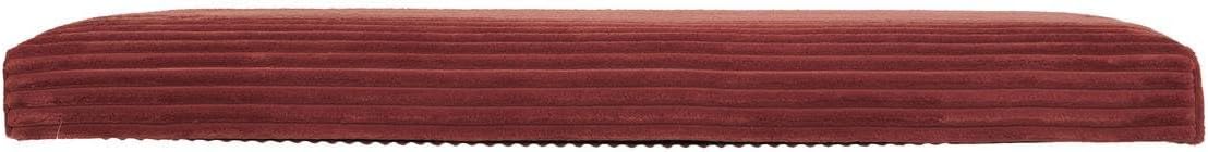 Pouf pliant double Arum côtelé 76 x 38 cm ambre 2