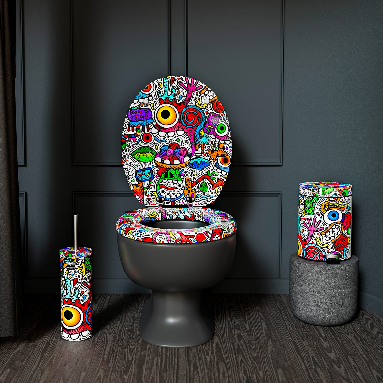 Abattant  WC CRAZY MANIAC 5