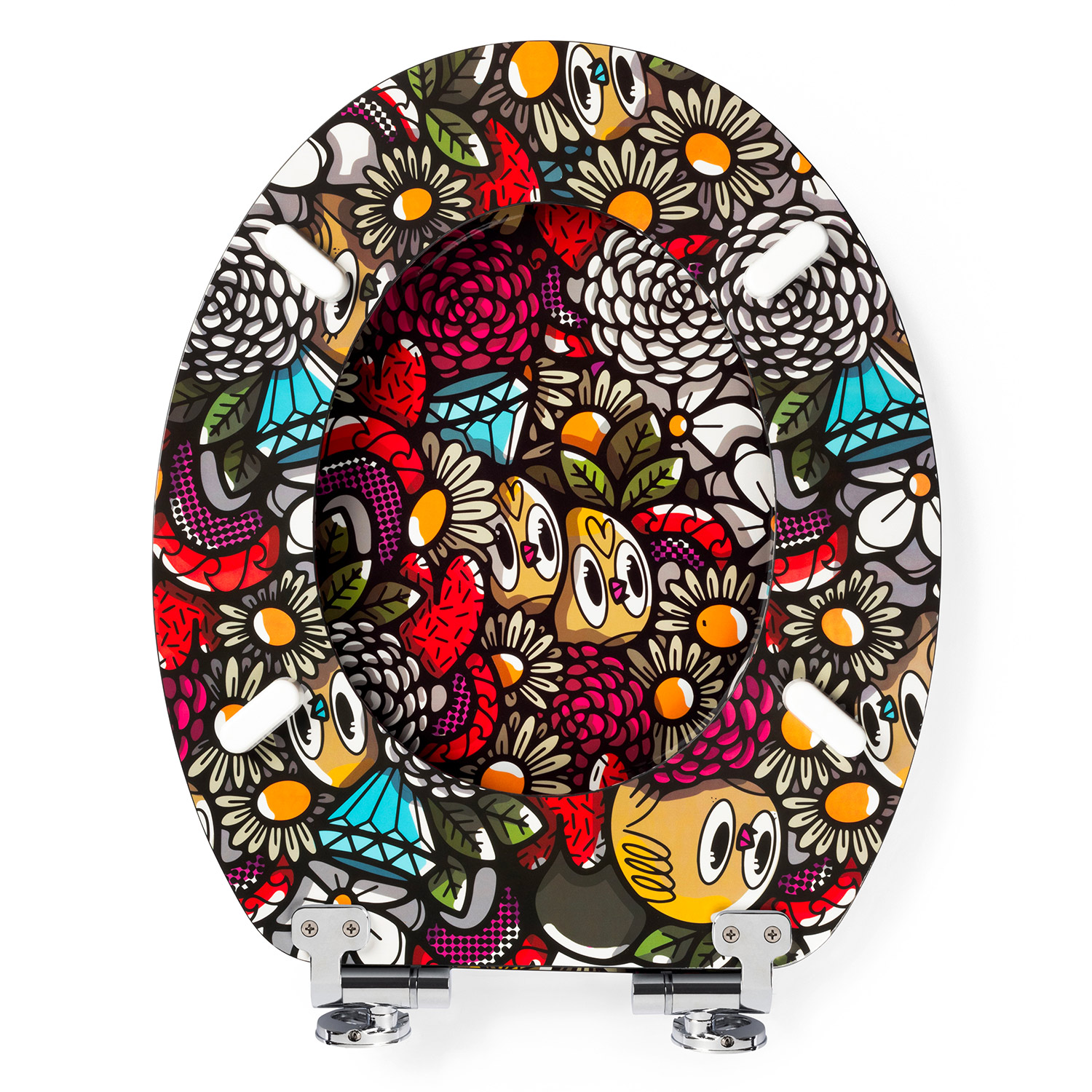 Abattant WC BIRDY FLOWERS