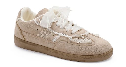 Basket Dentelle Beige 1