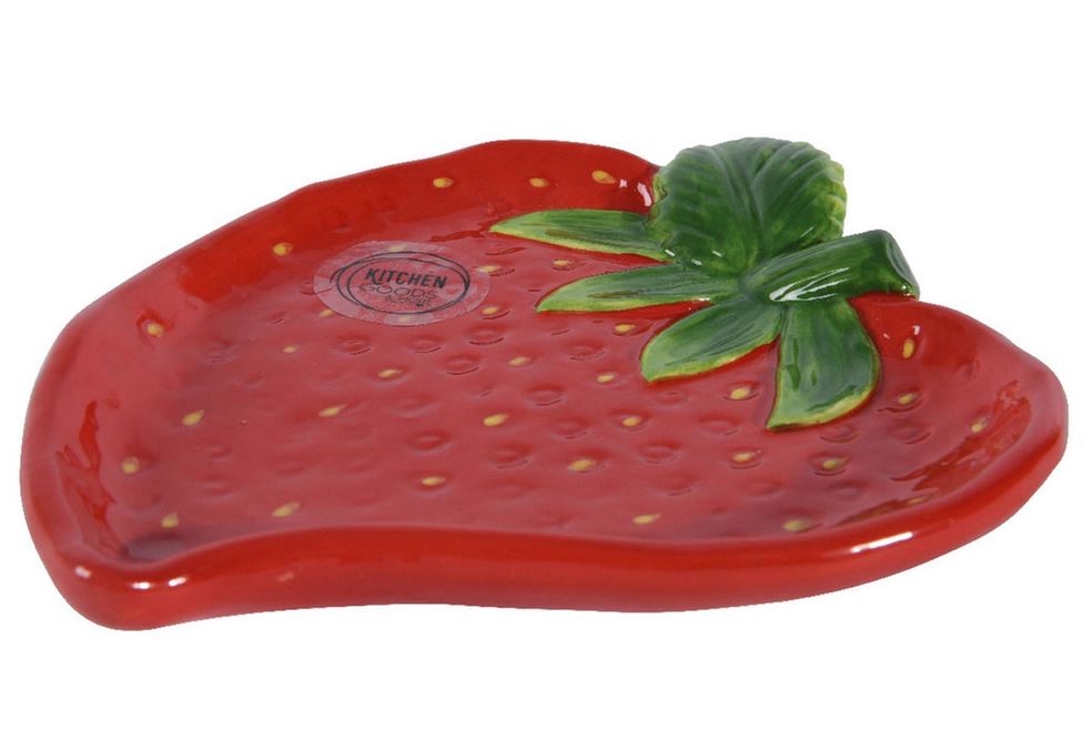 Petite Assiette Dolomite - Fraise