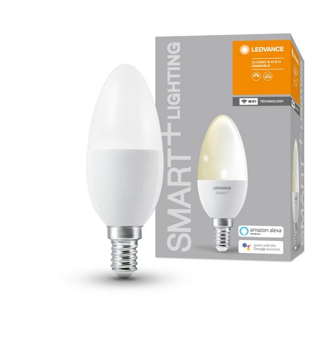 Ampoule Smart + WIFI - Bougie - Single Pack - E14