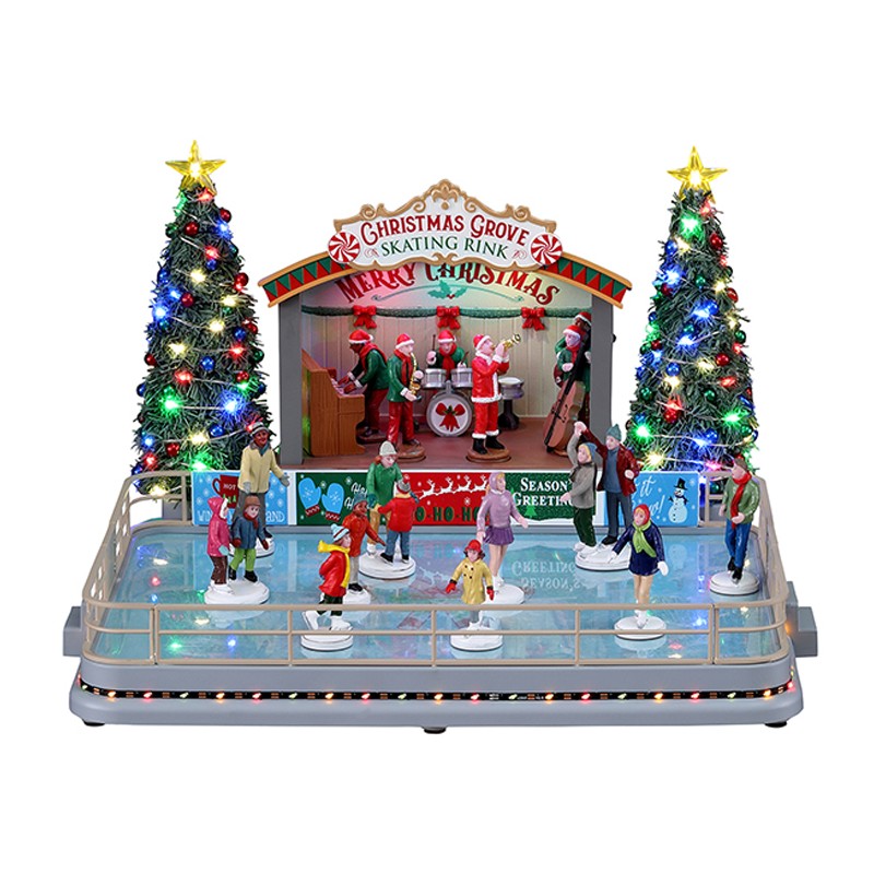 Village de Noël - Patinoire de Christmas Grove - Collection Caddington Village