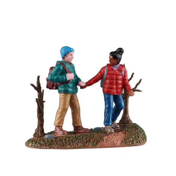 Figurines Décoratives -  Hiking Couple - Collection Vail Village