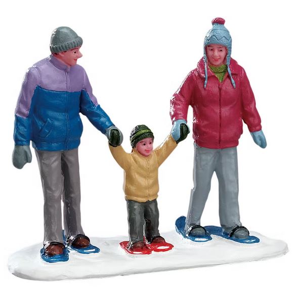 Figurines Décoratives - Snowshoe Family - Collection Vail Village