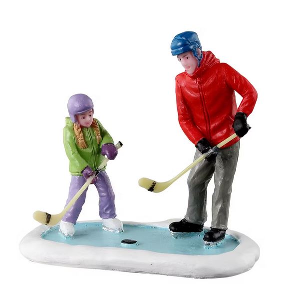 Figurines Décoratives -Father Daughter Practice Time   - Collection Vail Village
