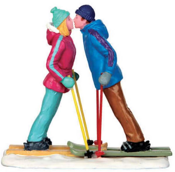 Figurines Décoratives - First Ski Date - Collection Vail Village