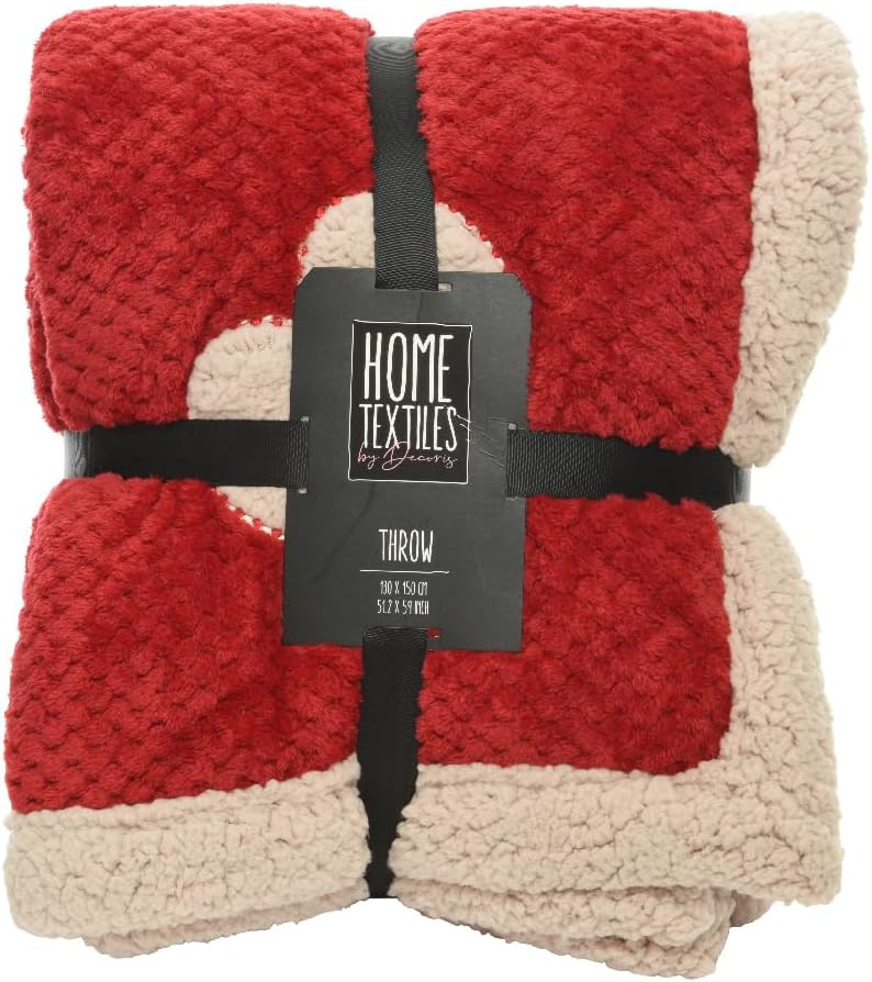 Plaid Douillet Rouge – Chaleur & Confort 130 x 150cm
