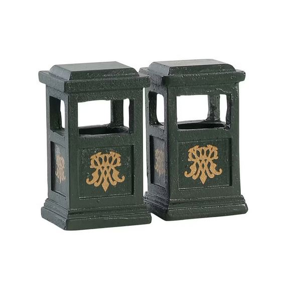 Accessoires Décoratifs - Green Trash Can - Lot de 2 - Général Products