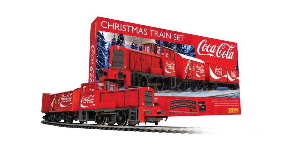 The Coca-Cola Christmas Train Set - Train Miniature Décoratif