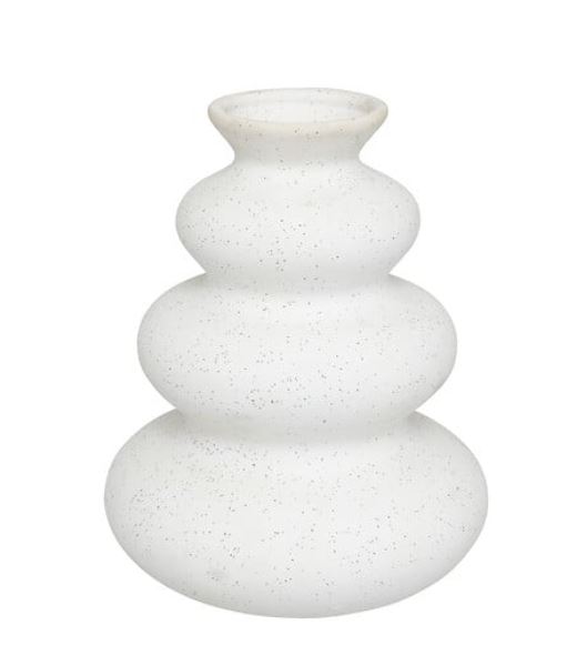 Vase Céramique Finition Sablée - OLME - H. 20cm