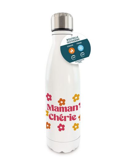 Gourde Isotherme - MAMAN CHÉRIE - 500ml