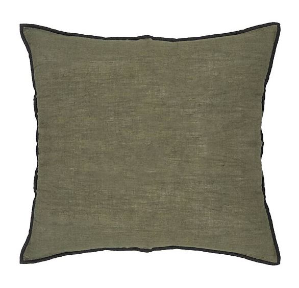 Coussin - LINAH - Kaki - 45 x 45 cm