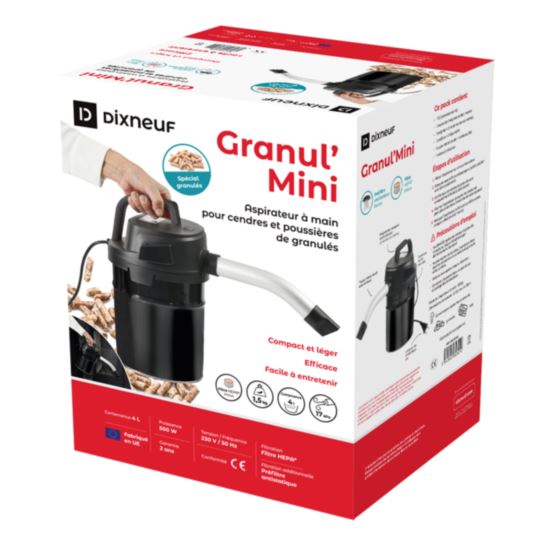 Aspirateur à cendres et poussières de granulés - GRANUL\'MINI - 500w