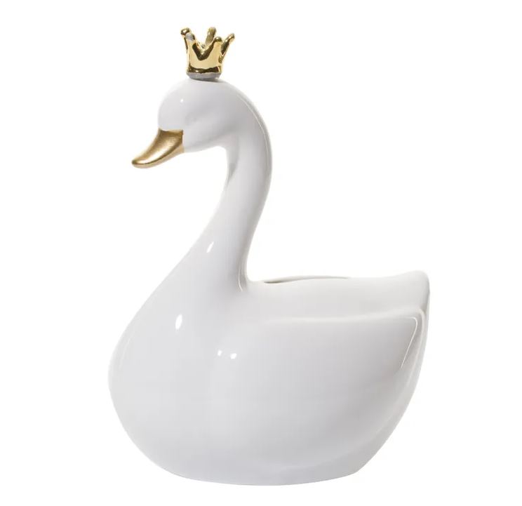 Tirelire - CYGNE - Grès Blanc