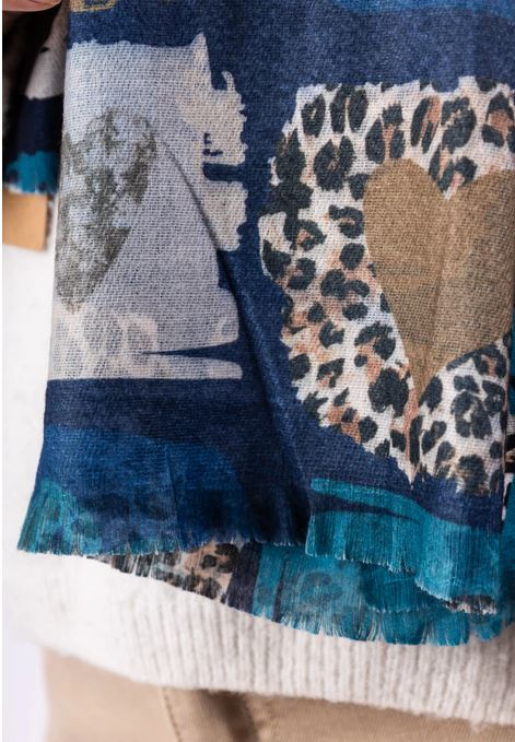 foulard bleu 1