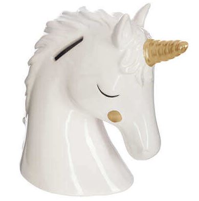 Tirelire - LICORNE - Céramique Blanc