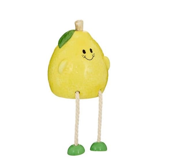 Tirelire Décorative - TUTTI FRUTTI - Ananas/Fraise/Citron - H. 18 cm