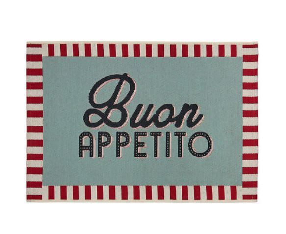 Tapis Cuisine Antidérapant - DELLA PASTA - 60 x 90 cm