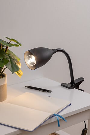 Lampe à pince Sily  silicone noir 2