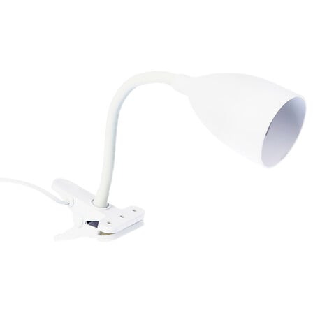 Lampe à pince Sily silicone blanc