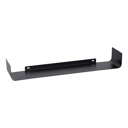 Etagère murale Emilio long 50 cm métal noir