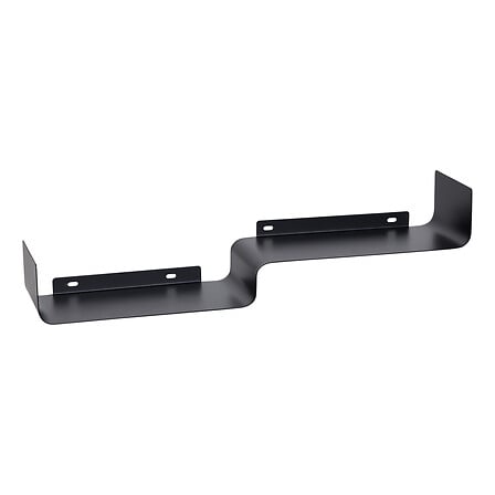 Etagère murale Emilio 2 nivaux long 50 cm métal noir