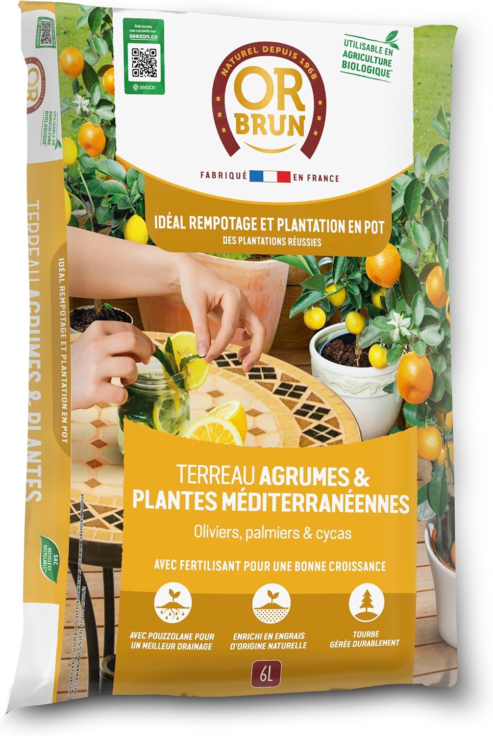 Terreau Agrumes & Plantes Méditerranéennes