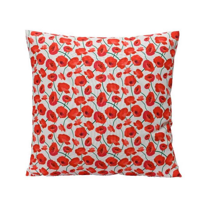 Coussin d’Extérieur - COQUELICOT - 45 x 45 cm