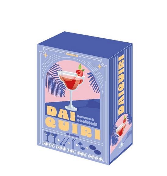 Coffret Cocktail - DAIQUIRI - 10 Pièces