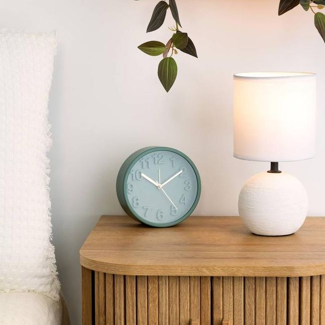 Lampe Boule Blanc - TIMEO - H. 25cm